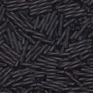 Tw Bgl 2x12mm Miyuki 250 Gram Matte Black - TW2012-401F