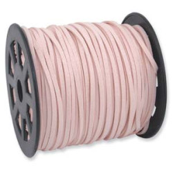 Ultra Micro Fiber Suede Lt Pink 3mm 100 Yd Spool
