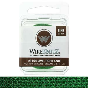 Wireknitz 1000s Tight Lime 15mm X .1mm-1meter