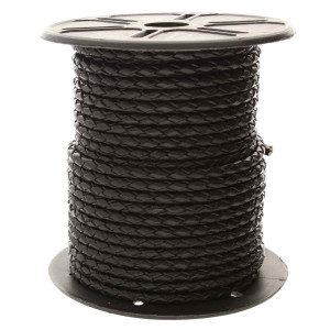 Bolo Cord 4mm Black 25yd Spl