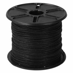 Cord Cotton 1mm Blk 100m Spl Made In India