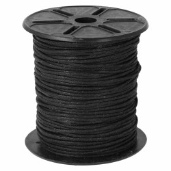 Cord Cotton 2mm Blk 100m Spl Made In India