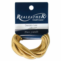 Deerskin Lace Buckskin 3/16 Inch X 2yds