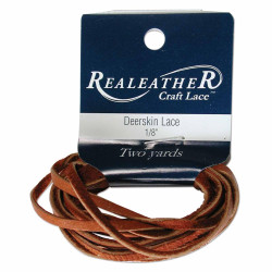 Deerskin Lace Saddle Tan 3/16 Inch X 2yds