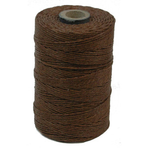 Irish Waxed Linen Wal Brn 3ply 50 Gm Aprox 120yds