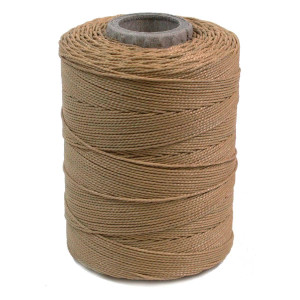 Twine 18/3 Waxed Beige Aprx 116yds