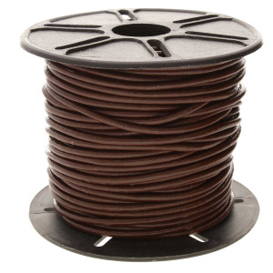 Indian Leather 2mm Red Brown -25 Yds
