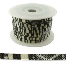 Cotton Flat Native Cord 5mm Grey Multi 10m/spl
