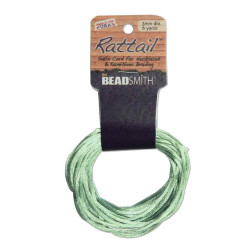 Rattail 3mm Mint 6yd /card Usa Made