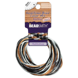 Rattail 3mm Pebblestone 4 Colors- 3yd Ea =12yd/cd