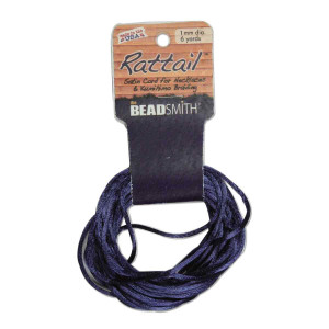 Rattail 1mm Navy 6yd /card Usa Made