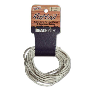 Rattail 2mm Tan 6yd /card Usa Made