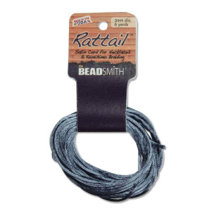Rattail 3mm Williamsburg Blue 6yd /card Usa Made