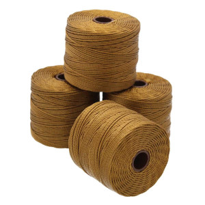 S-lon Bead Cord 210 77yd 72/bx Antique Gold