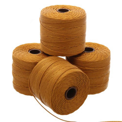 S-lon Bead Cord 210 77yd 72/bx Gold