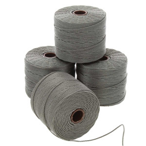 S-lon Bead Cord 210 77yd 72/bx Gunmetal