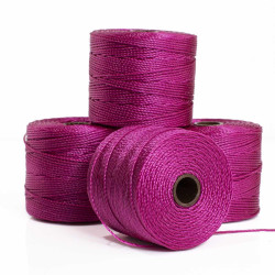 S-lon Bead Cord 210 77yd 72/bx Magenta