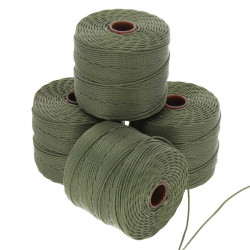 S-lon Bead Cord 210 77yd 72/bx Olive