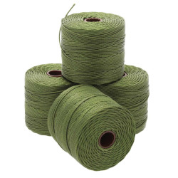 S-lon Bead Cord 210 77yd 72/bx Olivine #36203