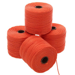 S-lon Bead Cord 210 77yd 72/bx Orange