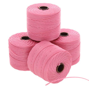 S-lon Bead Cord 210 77yd 72/bx Pink