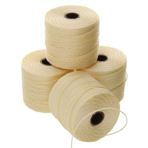S-lon Bead Cord 210 77yd 72/bx Pale Yellow