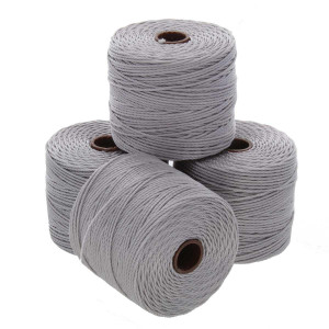S-lon Bead Cord 210 77yd 72/bx Silver