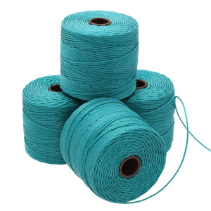 S-lon Bead Cord 210 77yd 72/bx Teal 6023