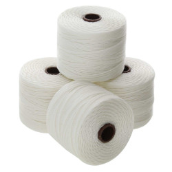 S-lon Bead Cord 210 77yd 72/bx White
