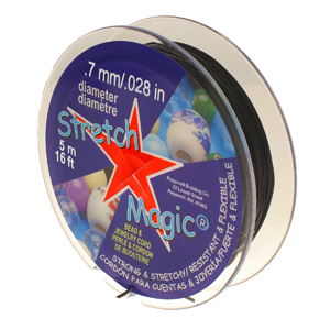 Stretch Magic .7mm Black 5 Meter Spool