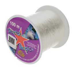 Stretch Magic .8mm Clear 100 Meter Spool- Boxed