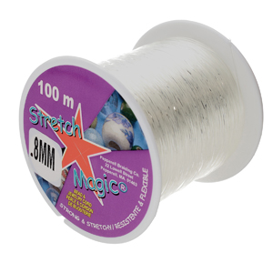 Stretch Magic .8mm Clear 100 Meter Spool- Boxed