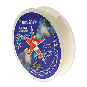 Stretch Magic .8mm Pearl 5 Meter Card