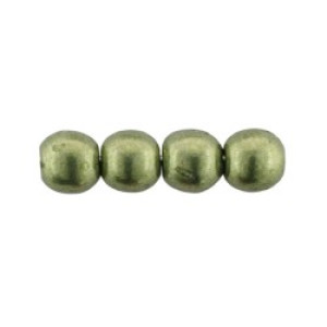 Round Beads 2mm Sueded Gold Fern 1200pc (08A06)