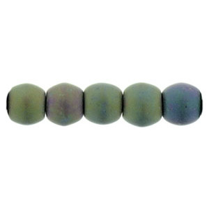 Round Beads 2mm Matte - Iris - Purple 1200pc (21195JT)