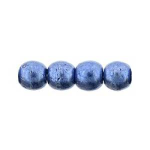 Round Beads 3mm Saturated Metallic Navy Peony 1200pc (04B05)