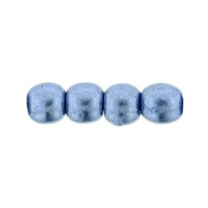 Round Beads 3mm Saturated Metallic Neutral Gray 1200pc (04B06)
