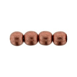 Round Beads 4mm Saturated Metallic Grenadine 1200pc (04B01) Round Beads 4mm Saturated Metallic Grenadine 1200pc (04B01)