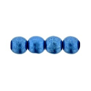 Round Beads 4mm Saturated Metallic Marina 1200pc (04B09)