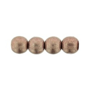 Round Beads 4mm Saturated Metallic Autumn Maple 1200pc (04B10)