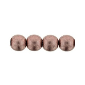 Round Beads 6mm Saturated Metallic Butterum 600pc (04B04)