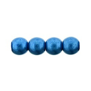 Round Beads 6mm Saturated Metallic Marina 600pc (04B09)
