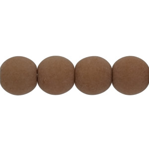 Round Beads 6mm Bondeli Cocoa 600pc (92940AL)