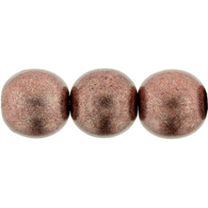 Round Beads 8mm Saturated Metallic Butterum 300pc (04B04)