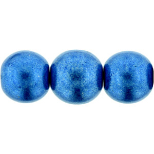 Round Beads 8mm Saturated Metallic Marina 300pc (04B09)