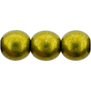 Round Beads 8mm Saturated Metallic Meadowlark 300pc (05A03)