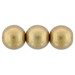 Round Beads 8mm Saturated Metallic Ceylon Yellow 300pc (06B04)