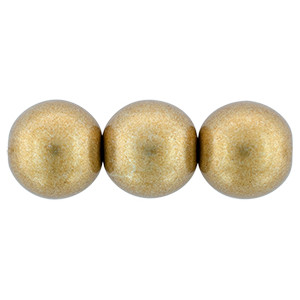 Round Beads 8mm Saturated Metallic Ceylon Yellow 300pc (06B04)