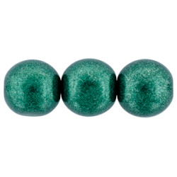 Round Beads 8mm Saturated Metallic Martini Olive 300pc (06B05)