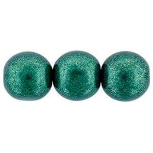 Round Beads 8mm Saturated Metallic Martini Olive 300pc (06B05)